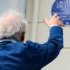 Laurence Olivier honored with a plaque at his London childhood home