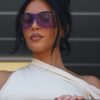 Kim Kardashian watches Lewis Hamilton claim 2nd place at the Monaco Grand Prix