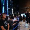 Fans mark the release of new Haruki Murakami novel at a midnight event in Tokyo